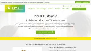 
                            8. ProCall 6 Enterprise : enables easy communication - Estos