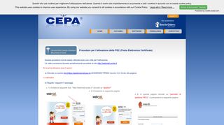 
                            9. Procedura per l'attivazione della PEC (Posta Elettronica ... - CEPA Srl