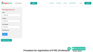 
                            11. Procedure for registration of PTRC (Profession tax registration ...