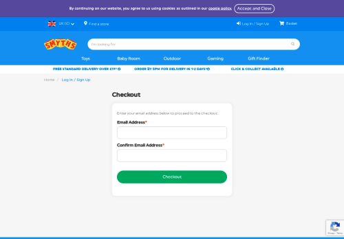 
                            2. Proceed to Checkout - Smyths Toys