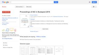 
                            12. Proceedings of IAC in Budapest 2018