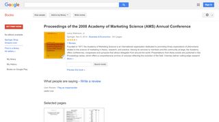 
                            13. Proceedings of the 2008 Academy of Marketing Science (AMS) Annual ...