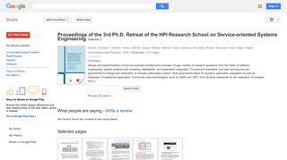 
                            12. Proceedings of the 3rd Ph.D. Retreat of the HPI Research School on ...
