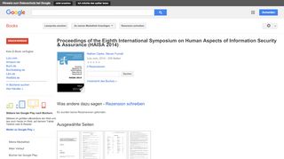 
                            7. Proceedings of the Eighth International Symposium on Human Aspects ...