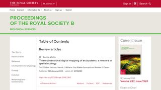 
                            3. Proceedings of the Royal Society B: Biological Sciences: Vol 286, No ...