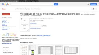 
                            12. PROCEEDINGS OF THE XIV INTERNATIONAL SYMPOSIUM SYMORG 2014: NEW ...