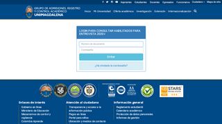 
                            9. Proceso de Admision 2018-II - Universidad Del Magdalena
