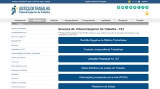 
                            9. Processo Eletrônico (PJe-TST) - TST