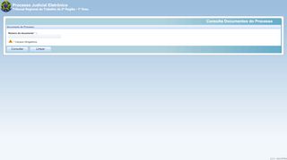 
                            13. Processo Judicial Eletrônico: Consulta Documentos do ... - PJE – TRT5