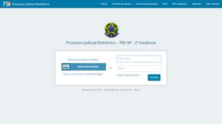 
                            3. Processo Judicial Eletrônico - TRE-SP