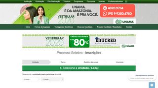 
                            1. Processo Seletivo - Unama