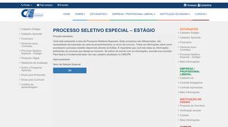 
                            13. Processo Seletivos Estágio Especial | CIEE/PR - Centro de Integração ...