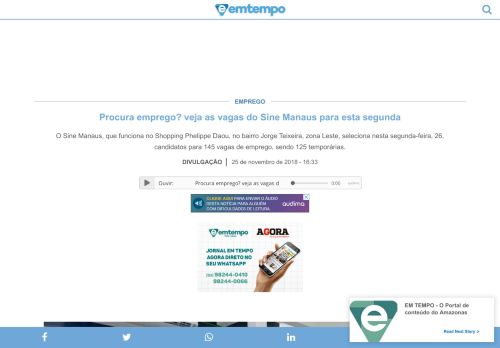 
                            12. Procura emprego? veja as vagas do Sine Manaus para esta segunda ...