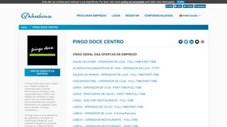 
                            7. Procure Empregos na PINGO DOCE CENTRO no portal de ...