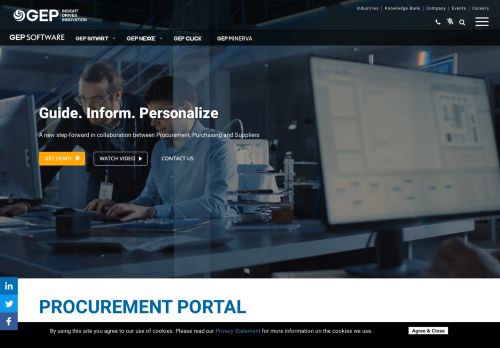 
                            3. Procurement Portal | SMART by GEP