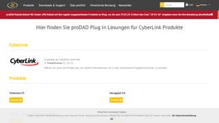
                            13. proDAD Plugin Lösungen für CyberLink Produkte