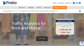 
                            7. Prodco Analytics: People Counting Solutions | Retail Traffic Counting