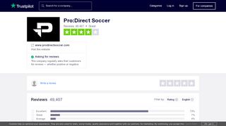 
                            7. Pro:Direct Soccer Reviews | Read Customer Service Reviews of www ...