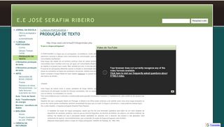 
                            5. PRODUÇÃO DE TEXTO - E.E JOSÉ SERAFIM RIBEIRO - Google Sites