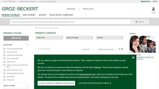
                            3. Product Catalog - Groz-Beckert Portal - the digital world of Groz-Beckert