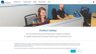 
                            5. Product Catalog - MetaGeek.com
