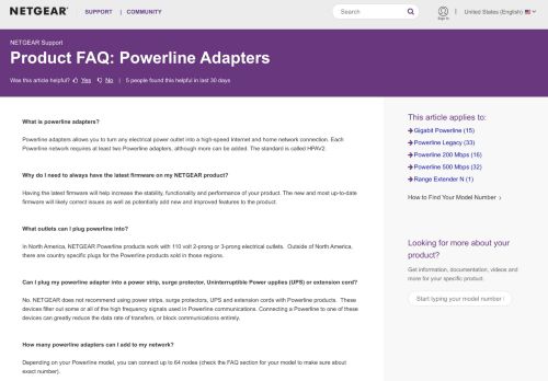 
                            3. Product FAQ: Powerline Adapters | Answer | NETGEAR ...