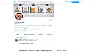 
                            9. Product Hunt (@ProductHunt) | Twitter