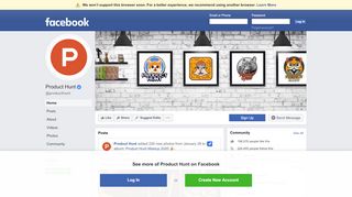 
                            12. Product Hunt - Home | Facebook