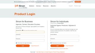 
                            13. Product Login | Sircon powered by Vertafore