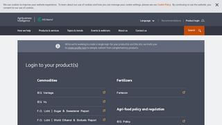 
                            9. Product logins | Agribusiness Intelligence