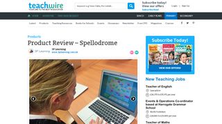 
                            10. Product Review – Spellodrome | Teachwire Educational Product ...