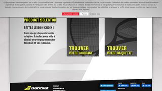 
                            3. Product Selector - Babolat