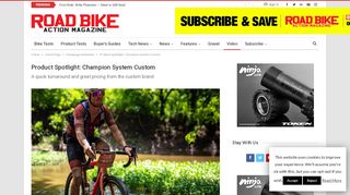 
                            6. Product Spotlight: Champion System Custom | Road Bike Action