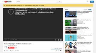 
                            4. Product Spotlight: The New Facebook Login - YouTube