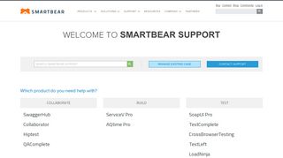 
                            5. Product Support Portal | SmartBear Software
