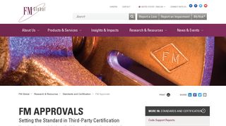 
                            6. Product Testing and Product Certification with FM Approvals – FM Global