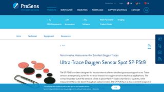 
                            12. Product: Ultra-Trace Oxygen Sensor Spot SP-PSt9