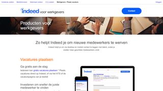 
                            6. Producten voor werkgevers | Indeed.nl