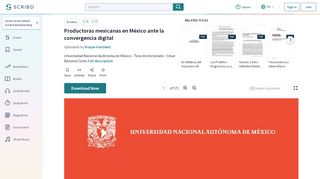 
                            6. Productoras mexicanas en México ante la convergencia digital