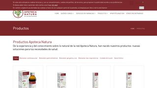 
                            5. Productos | Apoteca Natura