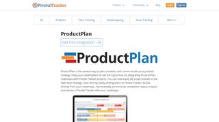 
                            11. ProductPlan | Pivotal Tracker Integrations