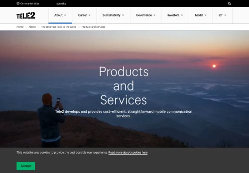 
                            8. Products and Services - Tele2