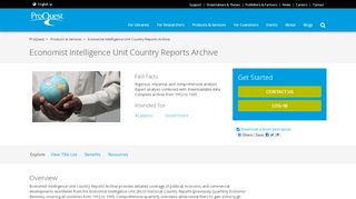 
                            13. Products - Economist Intelligence Unit Country Reports Archive