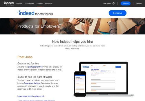 
                            6. Products for Employers | Indeed.com.sg