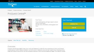 
                            1. Products - ProQuest Central™