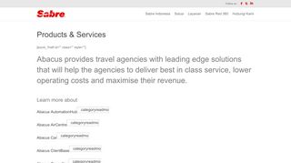 
                            13. Products & Services – Sabre Indonesia