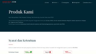 
                            4. Produk Kami - Produk tiket terlengkap di indonesia - BiroTiket