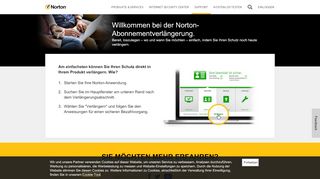 
                            10. Produkt verlängern - Norton