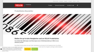 
                            9. Produktdaten-Newsletter - Velux
