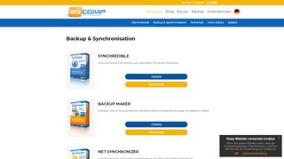 
                            8. Produkte - ASCOMP: Windows Software für Backup, Synchronisation ...